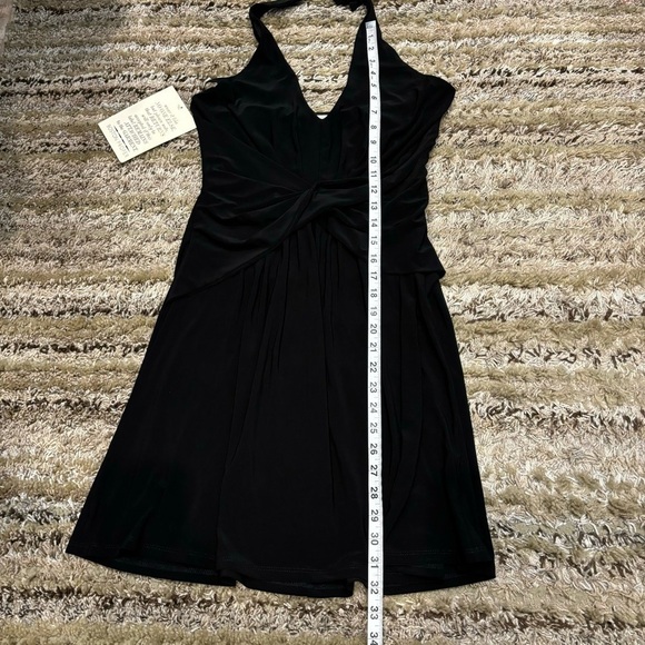 NWT Boston Proper Size 8 The Rio Dress Halter Stretch Black - Picture 5 of 8